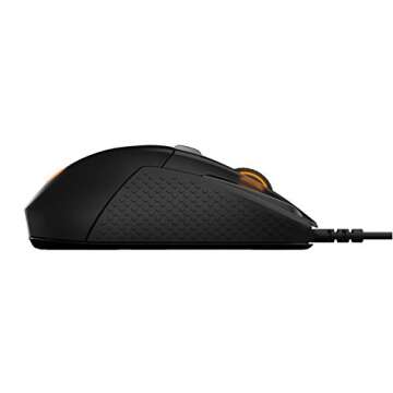 SteelSeries Rival 500 MMO/MOBA 15-Button Programmable Gaming Mouse - 16,000 CPI, Black