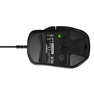 SteelSeries Rival 500 MMO/MOBA 15-Button Programmable Gaming Mouse - 16,000 CPI, Black