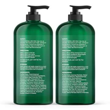 Botanic Hearth Tea Tree Shampoo & Conditioner Set for All