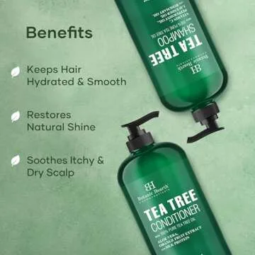 Botanic Hearth Tea Tree Shampoo & Conditioner Set for All