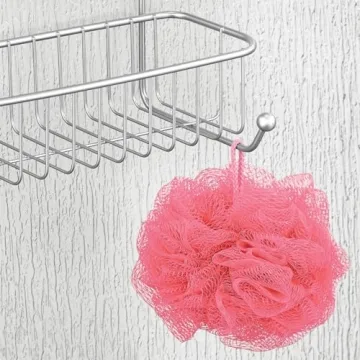 mDesign Shower Door Caddy for Organized Bathroom Storage