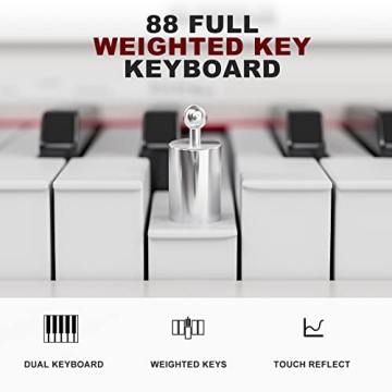 UMOMO 88 Weighted Key Digital Piano for All Musicians
