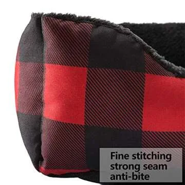 Hollypet Plush Dog Cat Bed for Cozy Pet Comfort