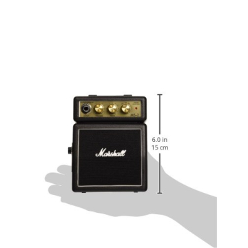 Portable Marshall MS2 Micro Guitar Amplifier for Musicians