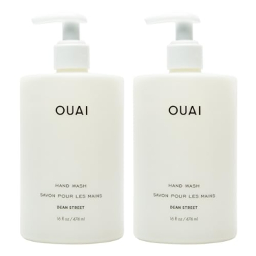 OUAI Hand Wash Full Size - Gentle Exfoliating Soap with Jojoba & Oils
