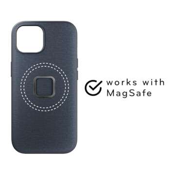 Peak Design Mobile Everyday Case Compatible with iPhone 15 Plus - Sage