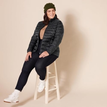 Lightweight Water-Resistant Packable Puffer Jacket for Women