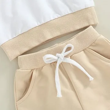 Stylish Infant Baby Boys Summer Hooded Outfit Set