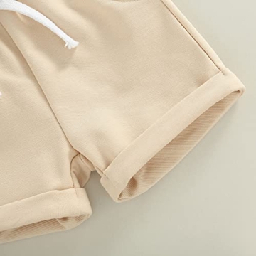 Stylish Infant Baby Boys Summer Hooded Outfit Set