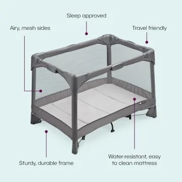 4moms Breeze GO Portable Playard for Easy Travel