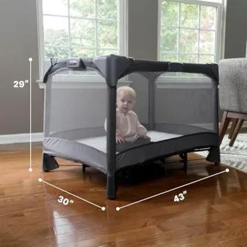 4moms Breeze GO Portable Playard for Easy Travel