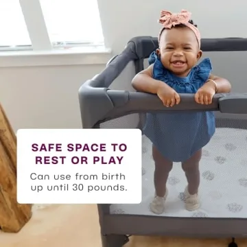 4moms Breeze GO Portable Playard for Easy Travel