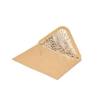 Elegant Thank You Cards Pack - 50 Foiled Cards & Envelopes