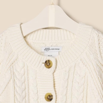 Cozy Unisex Babies' Fisherman Cardigan by Sofia Grainge