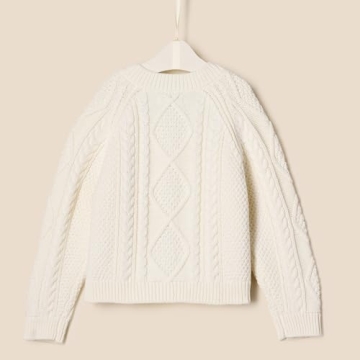 Cozy Unisex Babies' Fisherman Cardigan by Sofia Grainge
