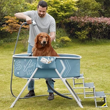 Furesh Big Dipper Portable Dog Bath Tub for Grooming