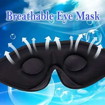 Sleep Mask for Kids - 3D Memory Foam Eye Cover