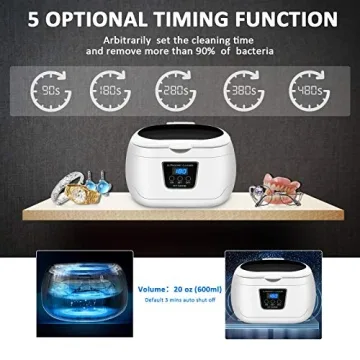 Ultrasonic Jewelry Cleaner for Glasses and Jewelry