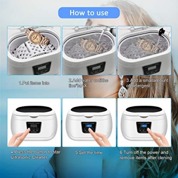 Ultrasonic Jewelry Cleaner for Glasses and Jewelry