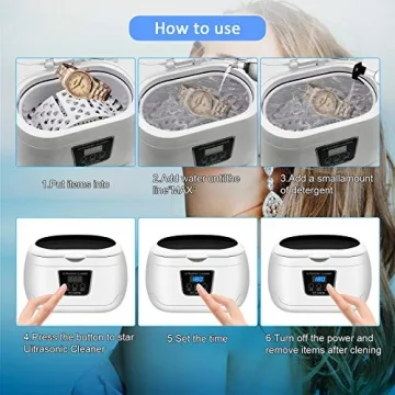Ultrasonic Jewelry Cleaner for Glasses and Jewelry