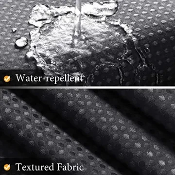 Stylish Black Ombre Shower Curtain with Hooks - 72 x 72