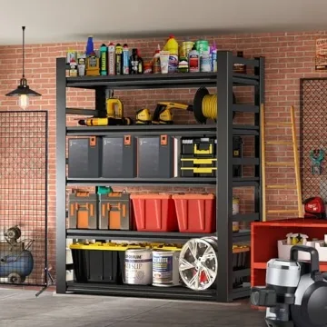 Heavy Duty 5-Tier Metal Shelving Unit for Garage