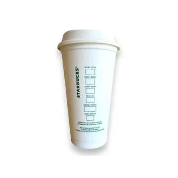 Personalized Authentic SB Reusable Coffee Cup 16 Ounces with Lid - Variety of Colors Available - Ships Free - BPA Free Plastic