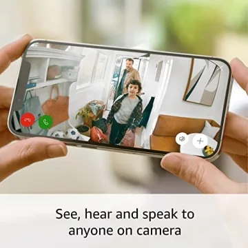 All-new Ring Indoor Cam, White with Ring Video Doorbell Wired