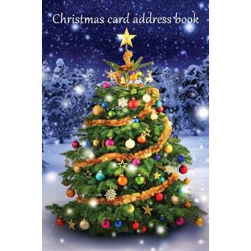 Christmas Card Address Book: A Tracker for Your Holiday Correspondence