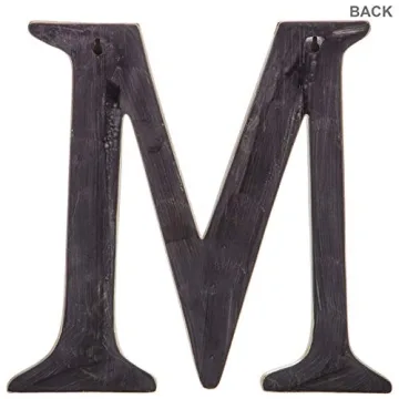 Hand-Painted Gold Monogram Wall Decor - Elegant Initial Art