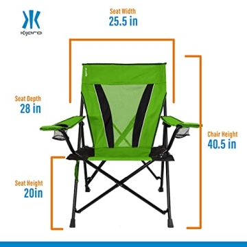 Kijaro XXL Portable Camping Chair for Ultimate Comfort