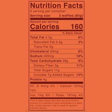 Evergreen Zucchini and Carrot Cake Waffles, 100% Whole Grain, 1 Full Combined Serving of Fruits & Veggies, Supports Gut Health, Dairy-Free, No Preservatives, 9 Frozen Waffles per Bag