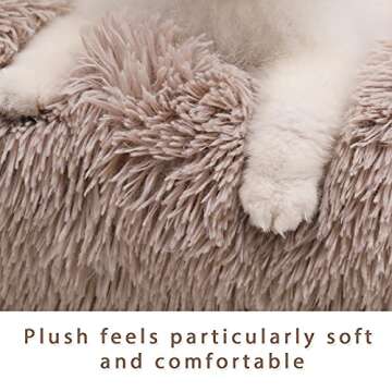 WAYIMPRESS Calming Dog Bed for Small Pets, Fluffy Cozy