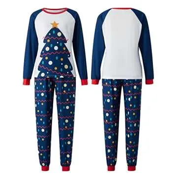 WephuPSho Family Christmas Matching Pajamas Set