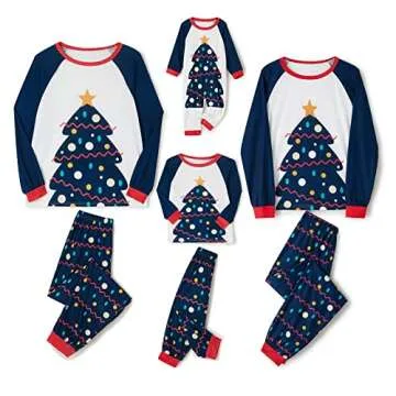 WephuPSho Family Christmas Matching Pajamas Set