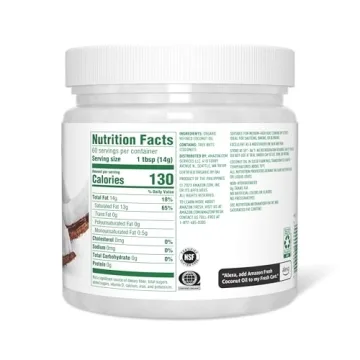 Organic Refined Coconut Oil 30 Fl Oz Amazon Fresh