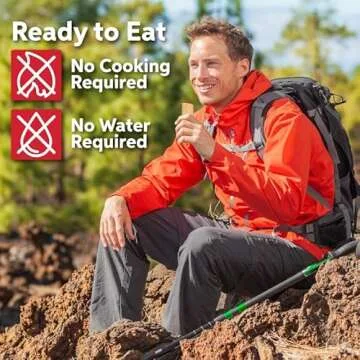 S.O.S. Rations Emergency 3600 Calorie Food Bar - 3 Day / 72 Hour Package with 5 Year Shelf Life- 5 Packs