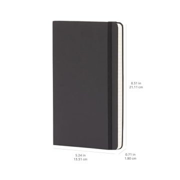 Amazon Basics Classic Grid Notebook - 240 Pages Hardcover
