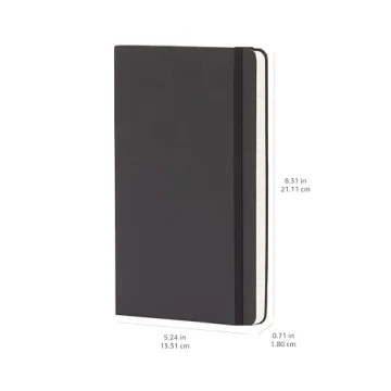 Amazon Basics Classic Grid Notebook - 240 Pages Hardcover