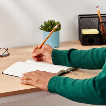 Amazon Basics Classic Grid Notebook - 240 Pages Hardcover