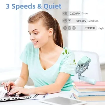 Handheld Misting Fan with 55ml Water Tank for Summer