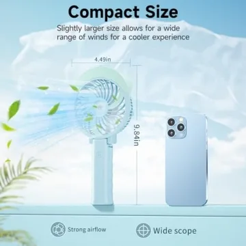 Handheld Misting Fan with 55ml Water Tank for Summer