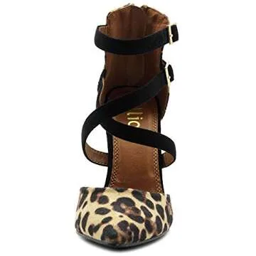 Ollio Faux Suede High Heel Stiletto Pumps for Women