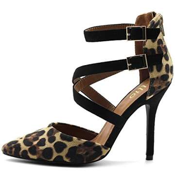 Ollio Faux Suede High Heel Stiletto Pumps for Women