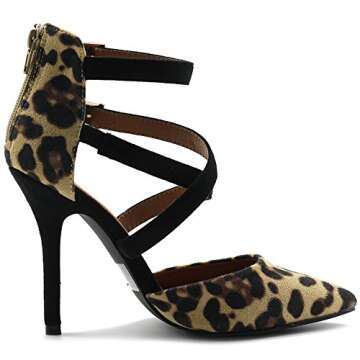 Ollio Faux Suede High Heel Stiletto Pumps for Women