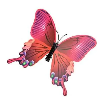 DreamLily 12 Butterfly Hair Clips for Holiday Fun