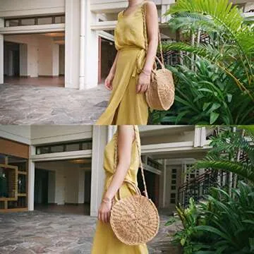 Teeya Straw Crossbody Bag for Stylish Summer Outings