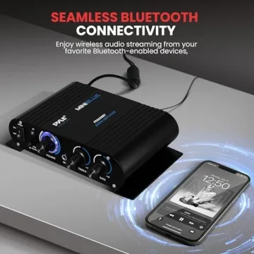 Pyle Home PFA330BT Compact Bluetooth Audio Amplifier
