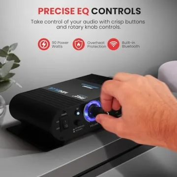 Pyle Home PFA330BT Compact Bluetooth Audio Amplifier