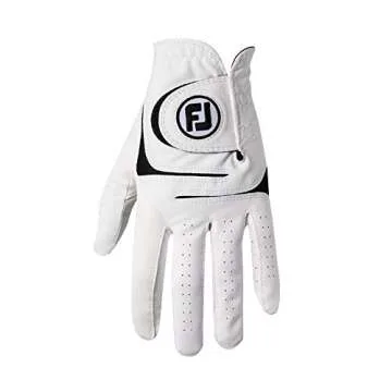 FootJoy Men's WeatherSof 2-Pack Prior Generation Golf Glove White Cadet Medium, Worn on Left Hand